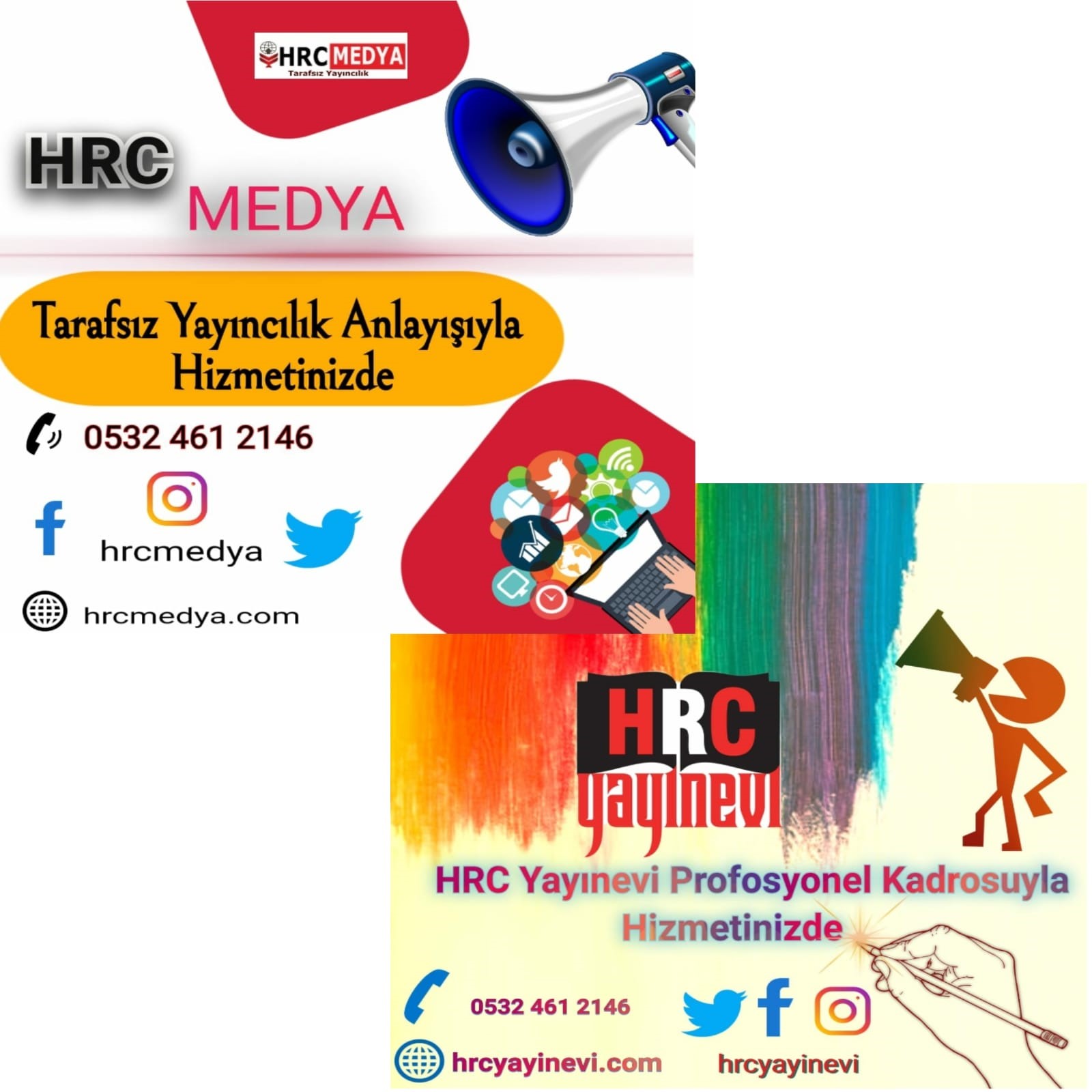 HRC MEDYA- HRC YAYIN EVİ OKURLARIYLA  BİRLİKTE BÜYÜYOR